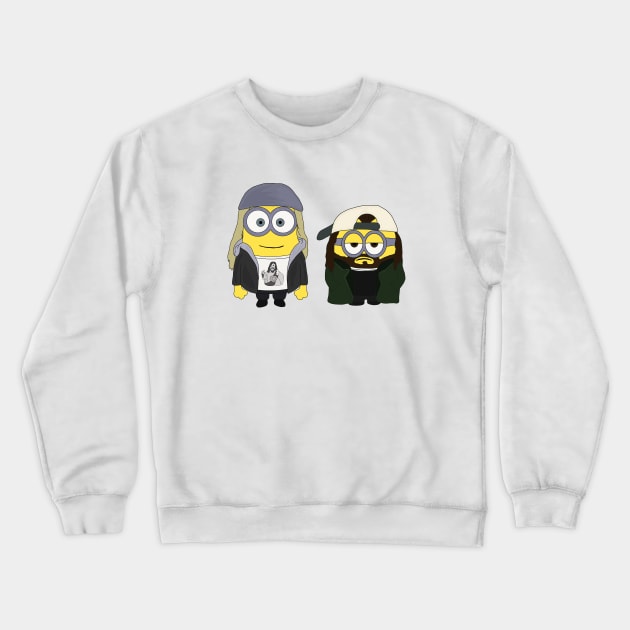 Jay and Silent Minion Crewneck Sweatshirt by AndrewValdezVisuals